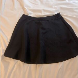 Black circle skirt